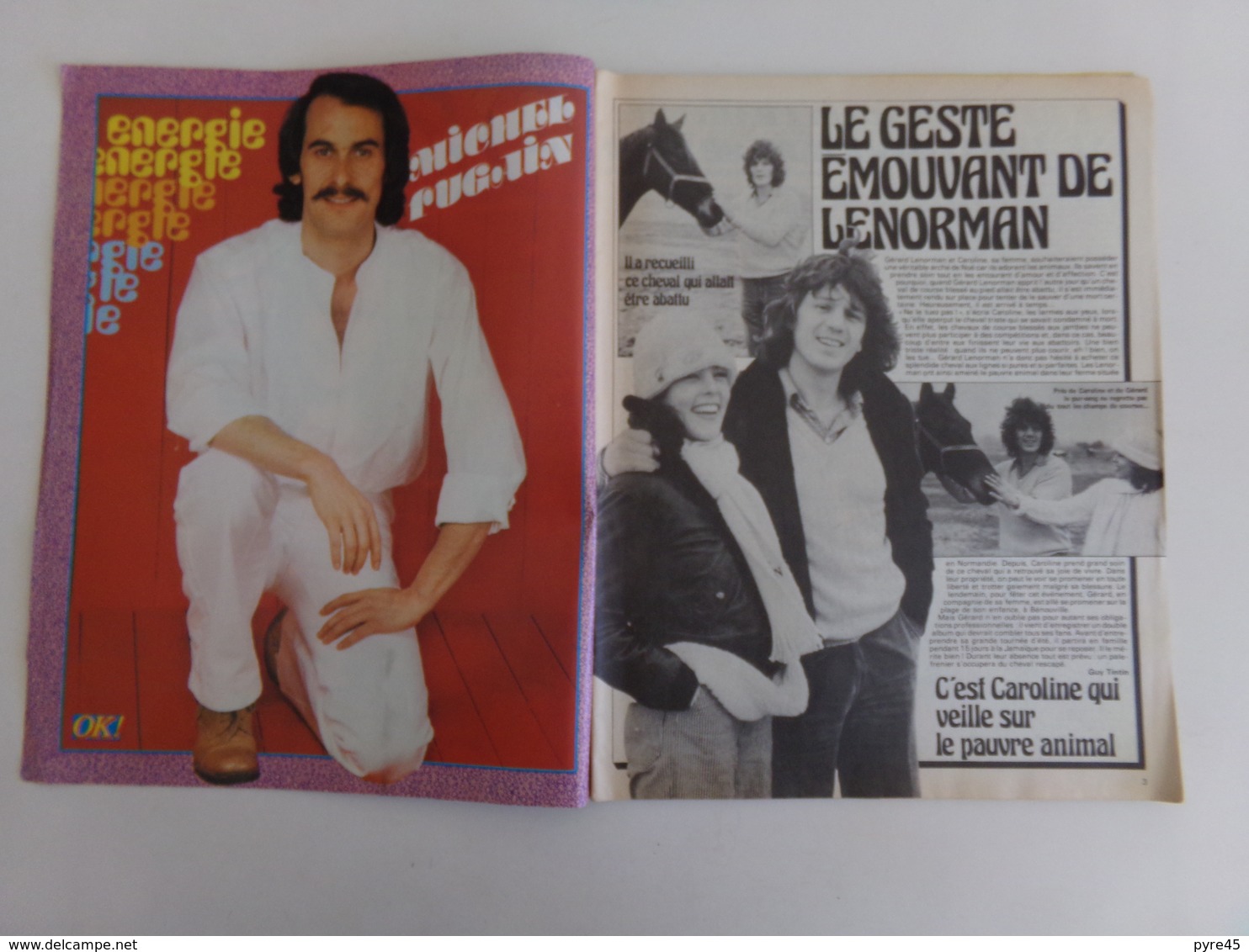 Revue " Ok Age Tendre " N° 118, 1978, Alain Chamfort, Sheila, Dominique Webb... - People