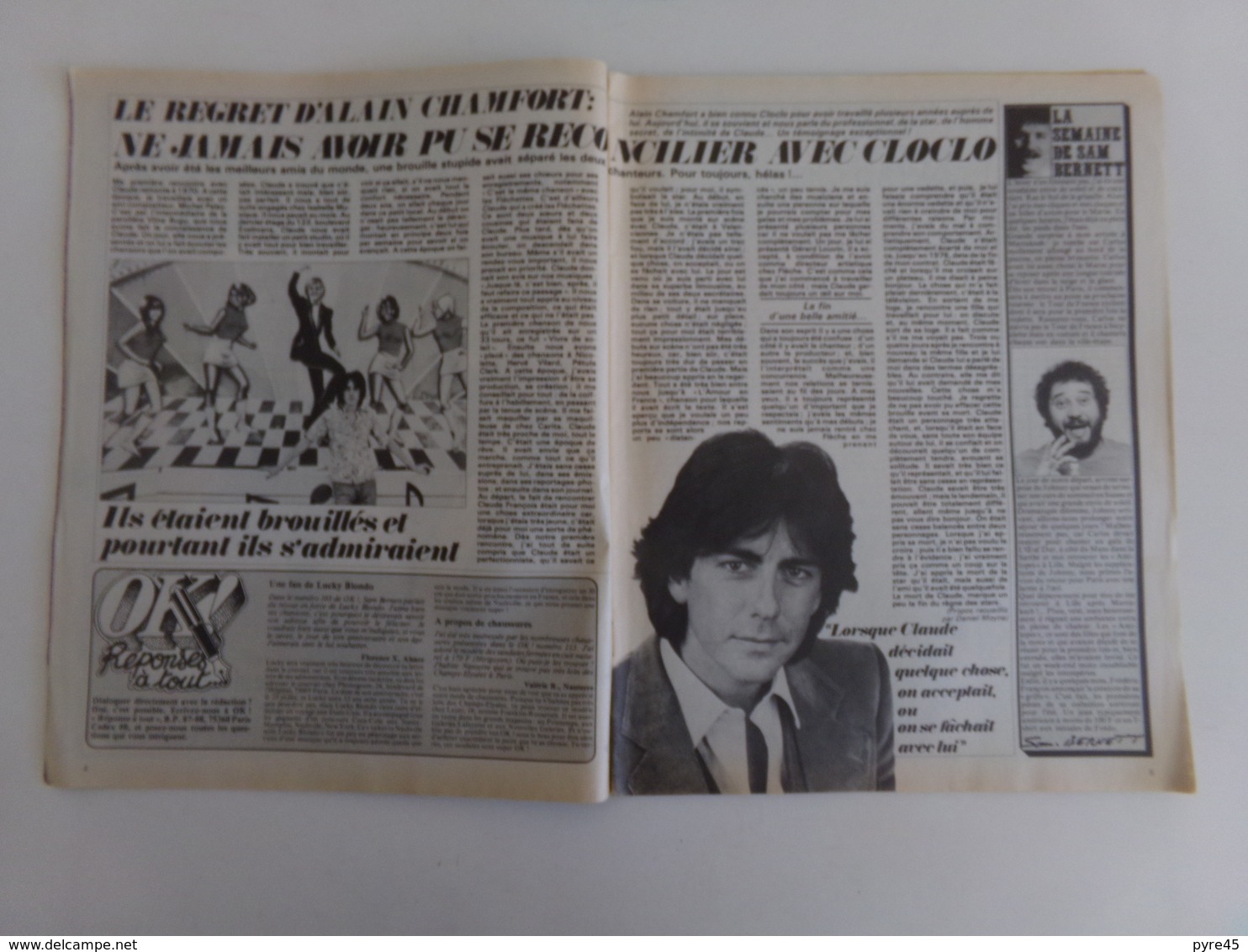 Revue " Ok Age Tendre " N° 118, 1978, Alain Chamfort, Sheila, Dominique Webb... - People