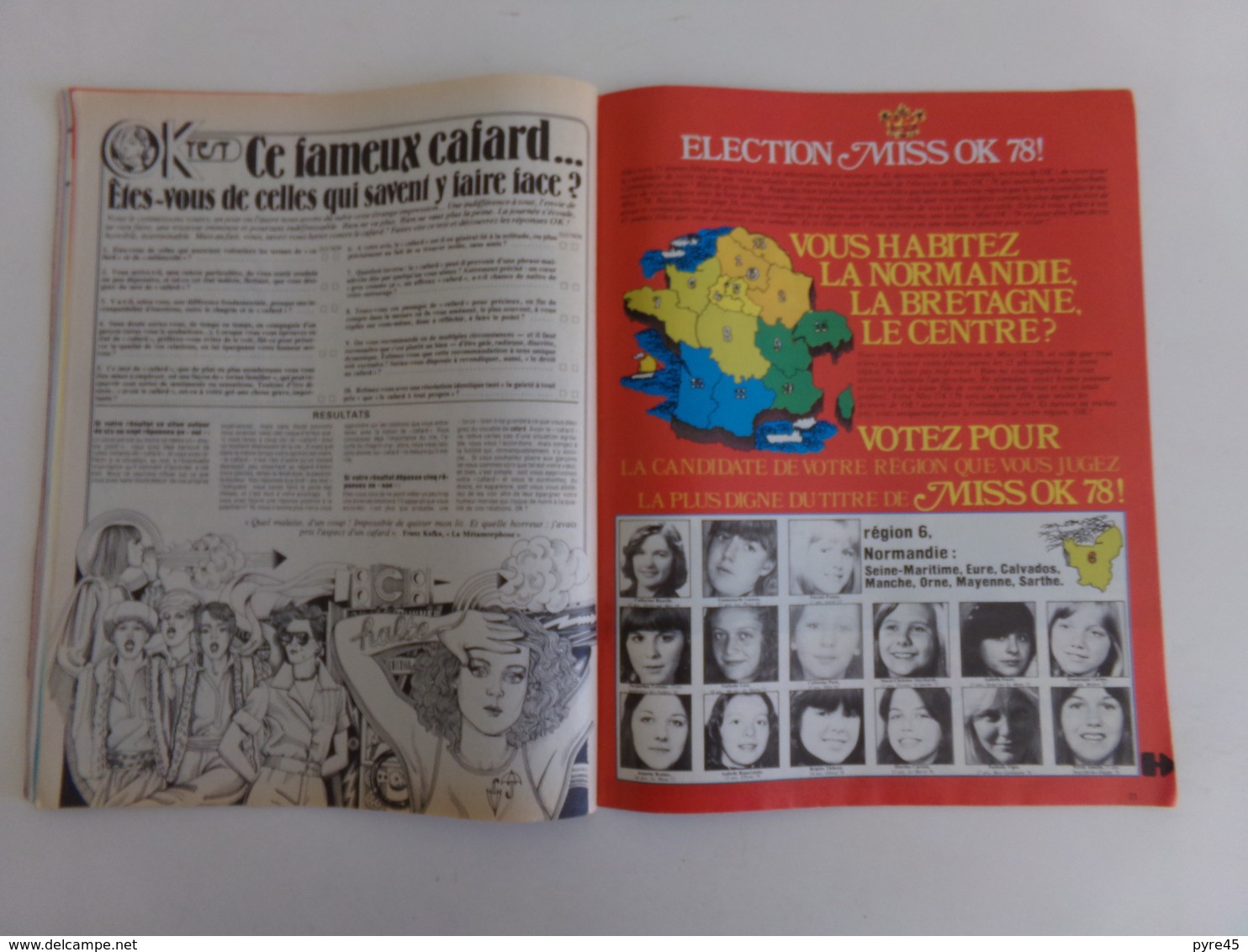 Revue " Ok age tendre " n° 118, 1978, Alain Chamfort, Sheila, Dominique Webb...