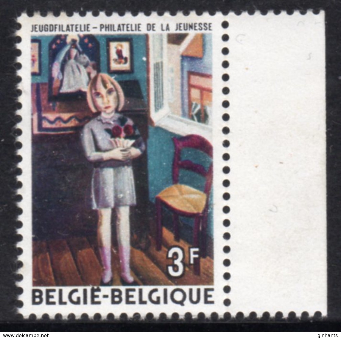 BELGIUM - 1972 PHILATELY FOR THE YOUNG STAMP FINE MNH ** SG 2287 - Unused Stamps