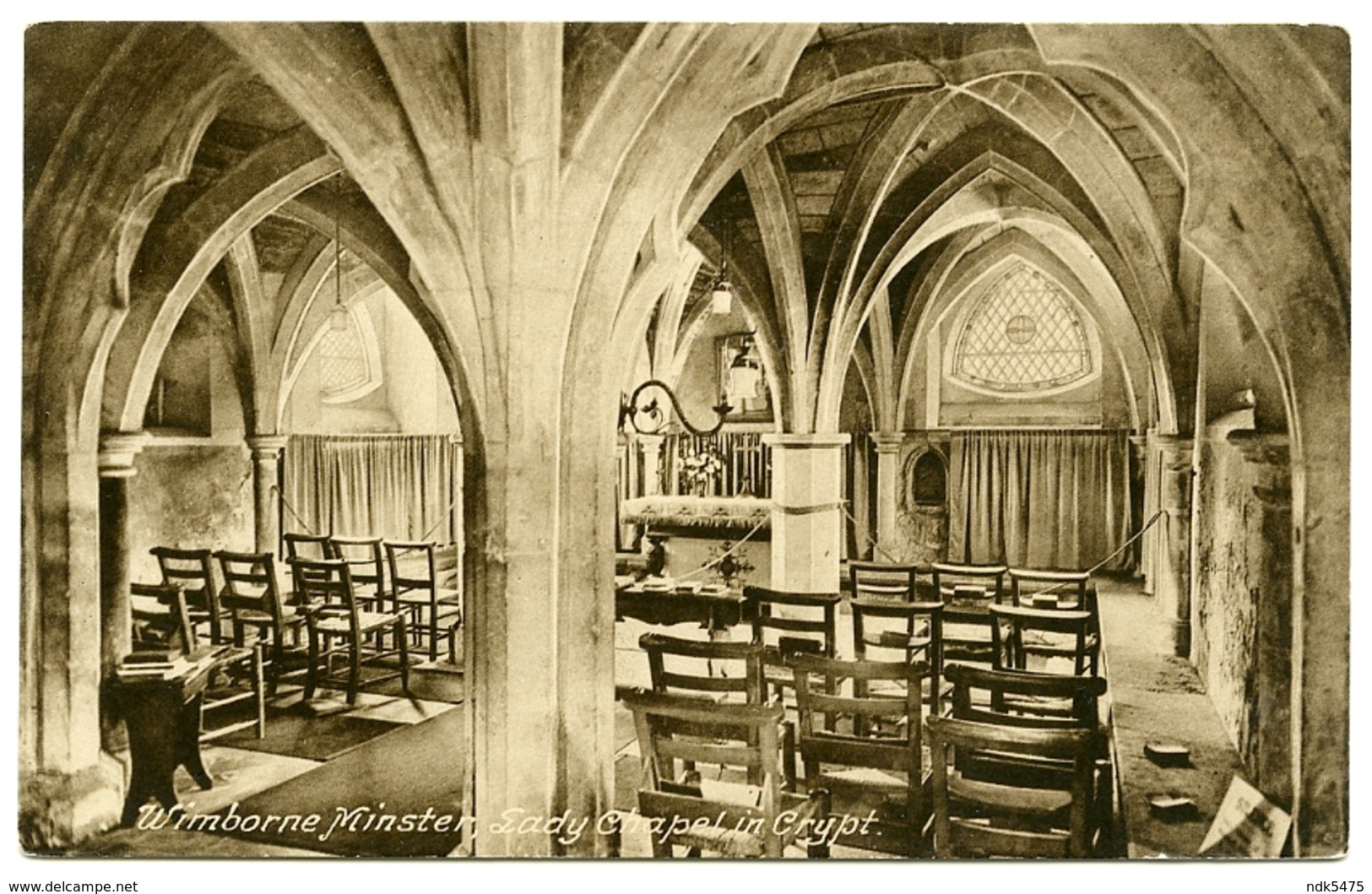 WIMBOURNE MINSTER : LADY CHAPEL IN CRYPT - Other & Unclassified