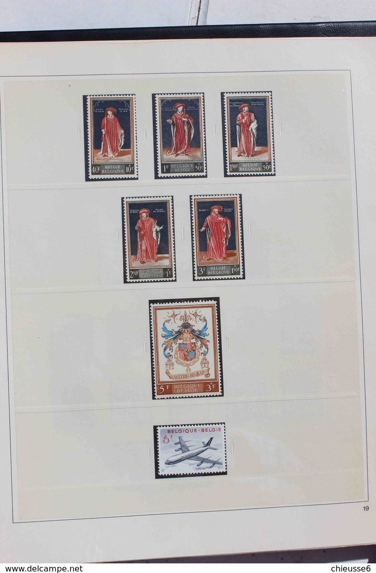 Belgique collection de 1953 à 1964 - 1954 à 56 qq * de 1957 à 1964   neuf sans charnière