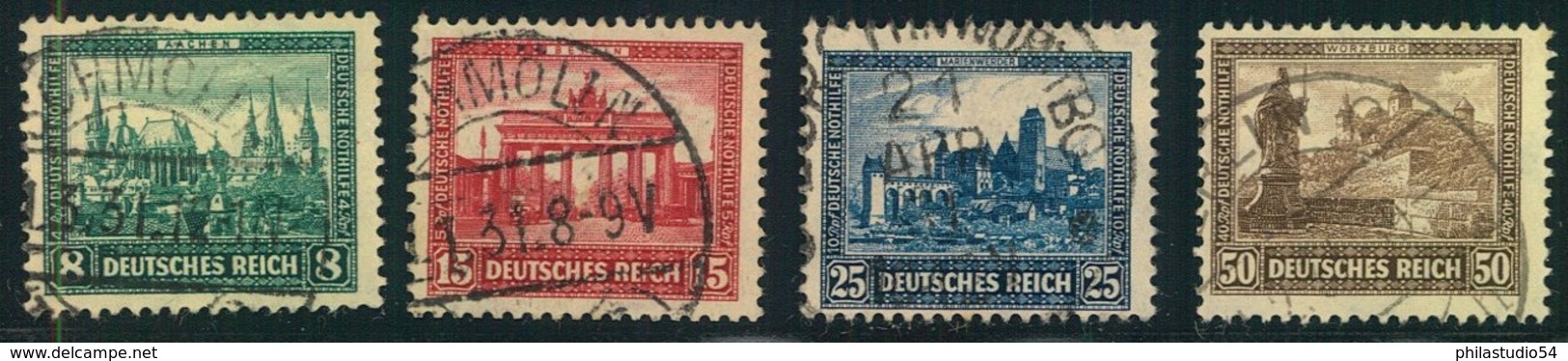 1930, Nothilfe Komplett Gestempelt (Mi. 140,-) - Other & Unclassified