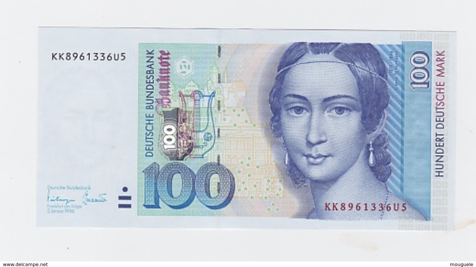 Billet De 100 Mark  Du 2-1-1996 Neuf - 100 Deutsche Mark