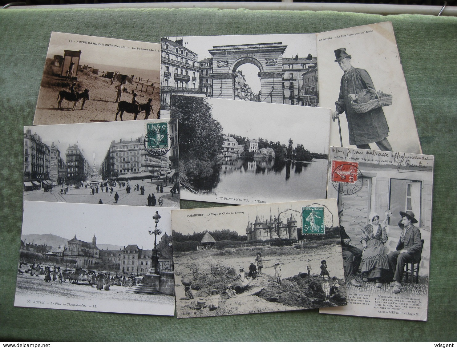GRAND LOT DE 1350 CPA / CPSM MAJORITÉ FRANCE ( Voir Scans & Déscription ) - 500 Postcards Min.