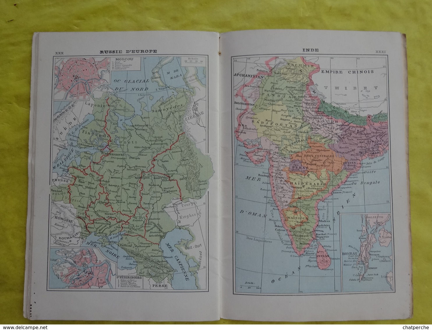 ATLAS UNIVERSEL BIBLIOTHÈQUE ILLUSTRÉE ...AUTOUR DU MONDE EDIT. 1898 PLON TURQUIE GERCE EMPIRE OTTOMAN