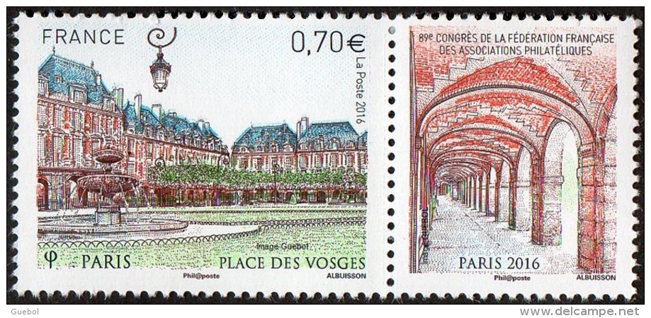 France N° 5055 **  Place Des Vosges à Paris - Ungebraucht