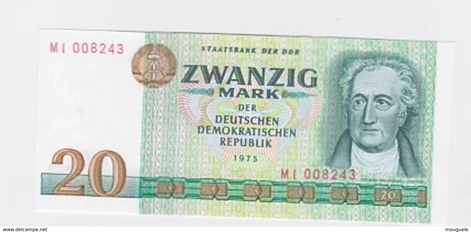 Billet  DDR De 20 Mark  De 1975  Pick 29 Neuf - 200 Deutsche Mark