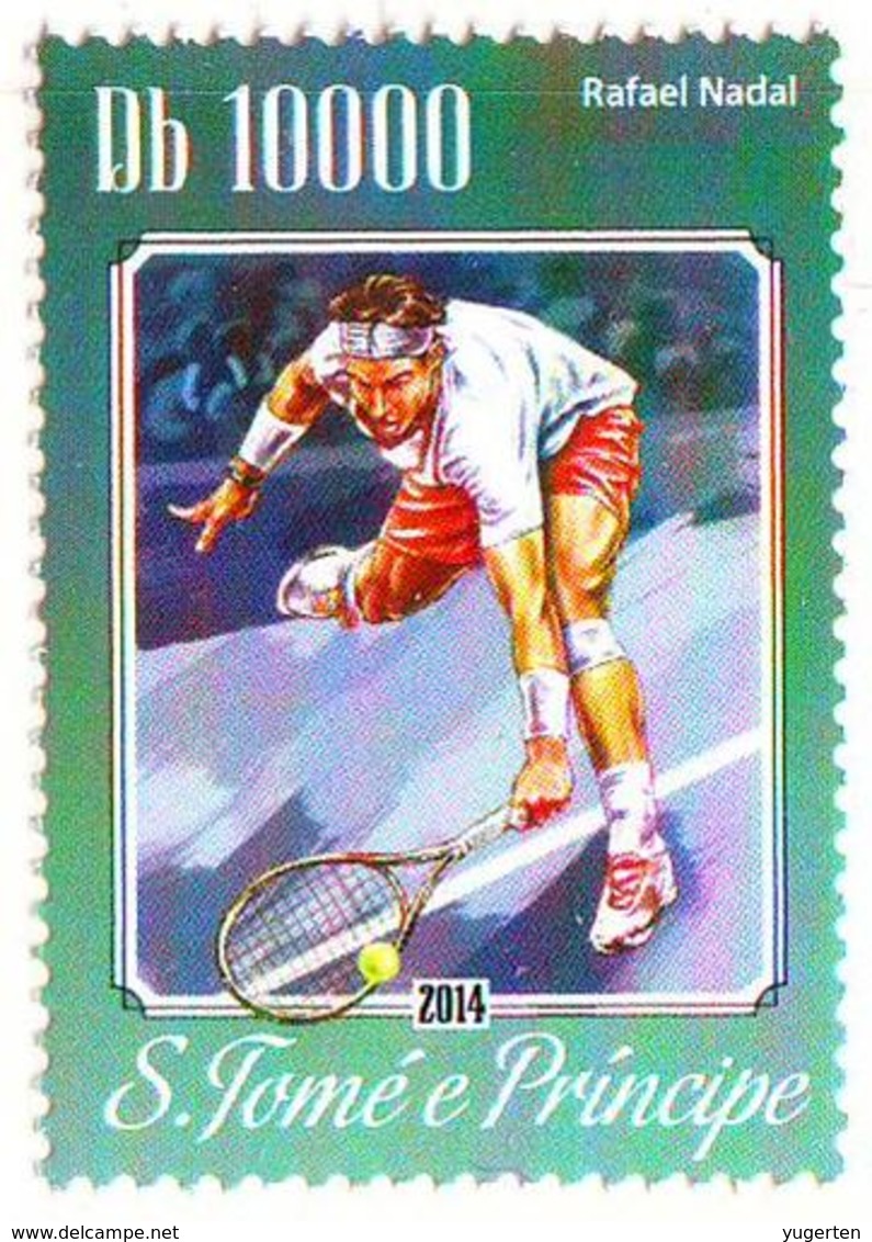 SAO TOME  - 1v - MNH - Rafael Nadal - Spanish Tennis Player - Sport - Spain - Espagne - Tennis