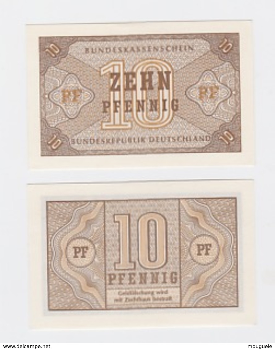 Billet 10 Pfennig  1960 Neuf Pick 26 - 10 Deutsche Mark