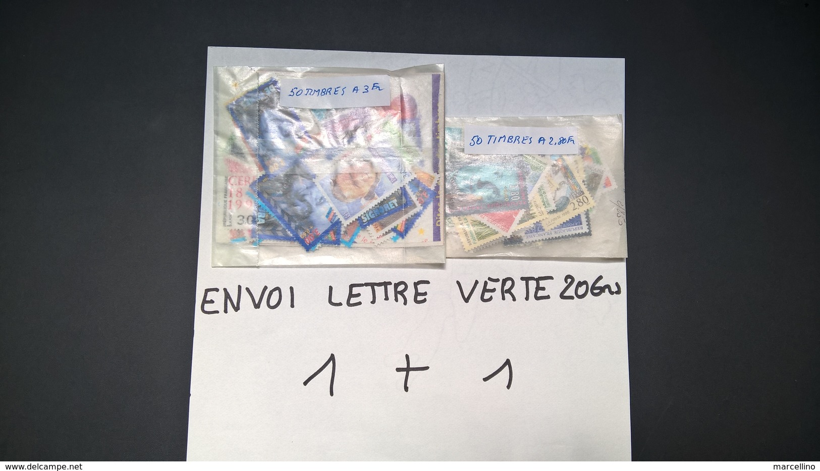 Timbres En Francs Français Neufs Pour 50 Envois Lettre Verte (20 Grs ) Pour 20 Euros.Voir Description. - Neufs