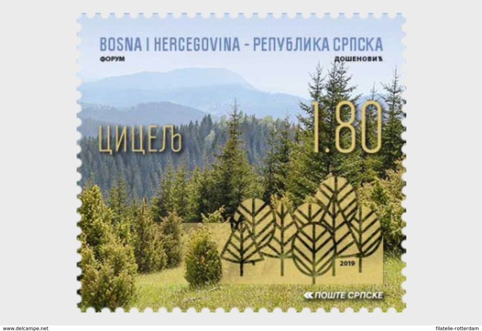 Bosnië / Bosnia - Postfris/MNH - Complete Set Natuurbescherming 2019 - Bosnië En Herzegovina