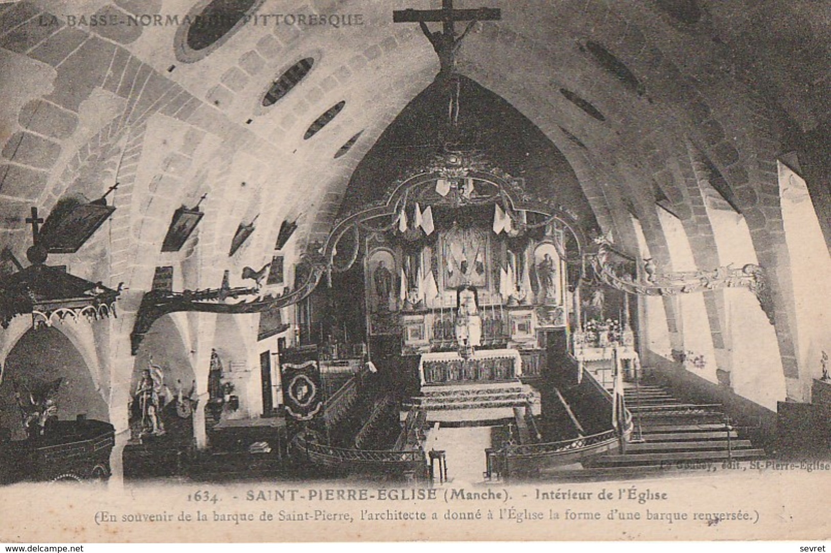 SAINT PIERRE L'EGLISE -  Intérieur De L'Eglise. - Saint Pierre Eglise