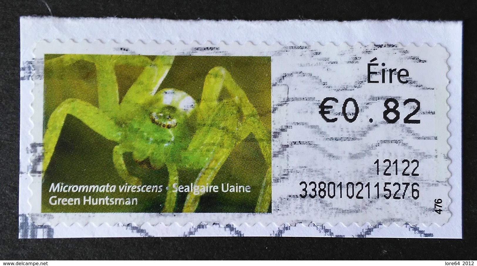 IRLANDA ATM 2011 - Franking Labels
