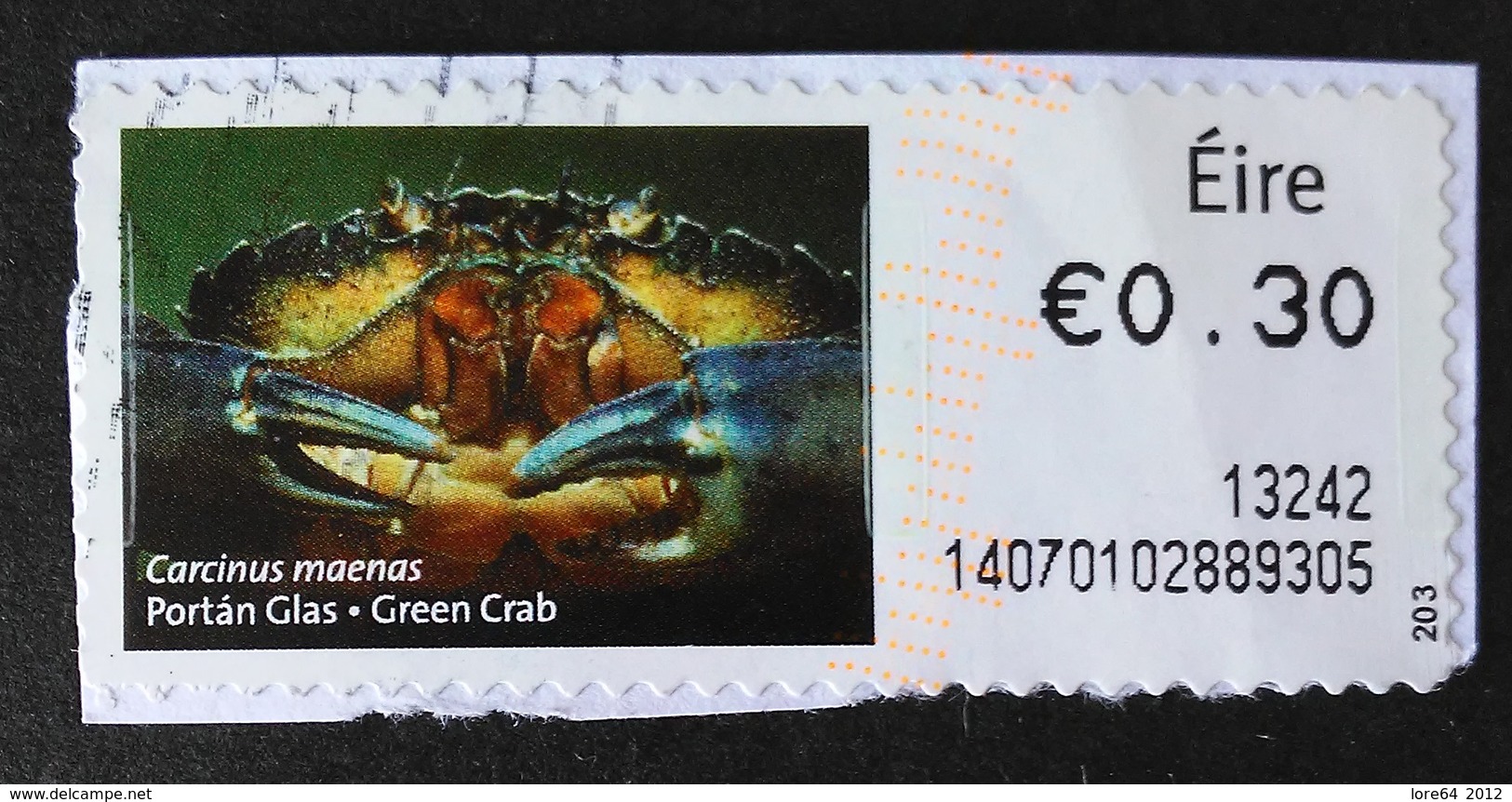 IRLANDA ATM 2012 - Frankeervignetten (Frama)