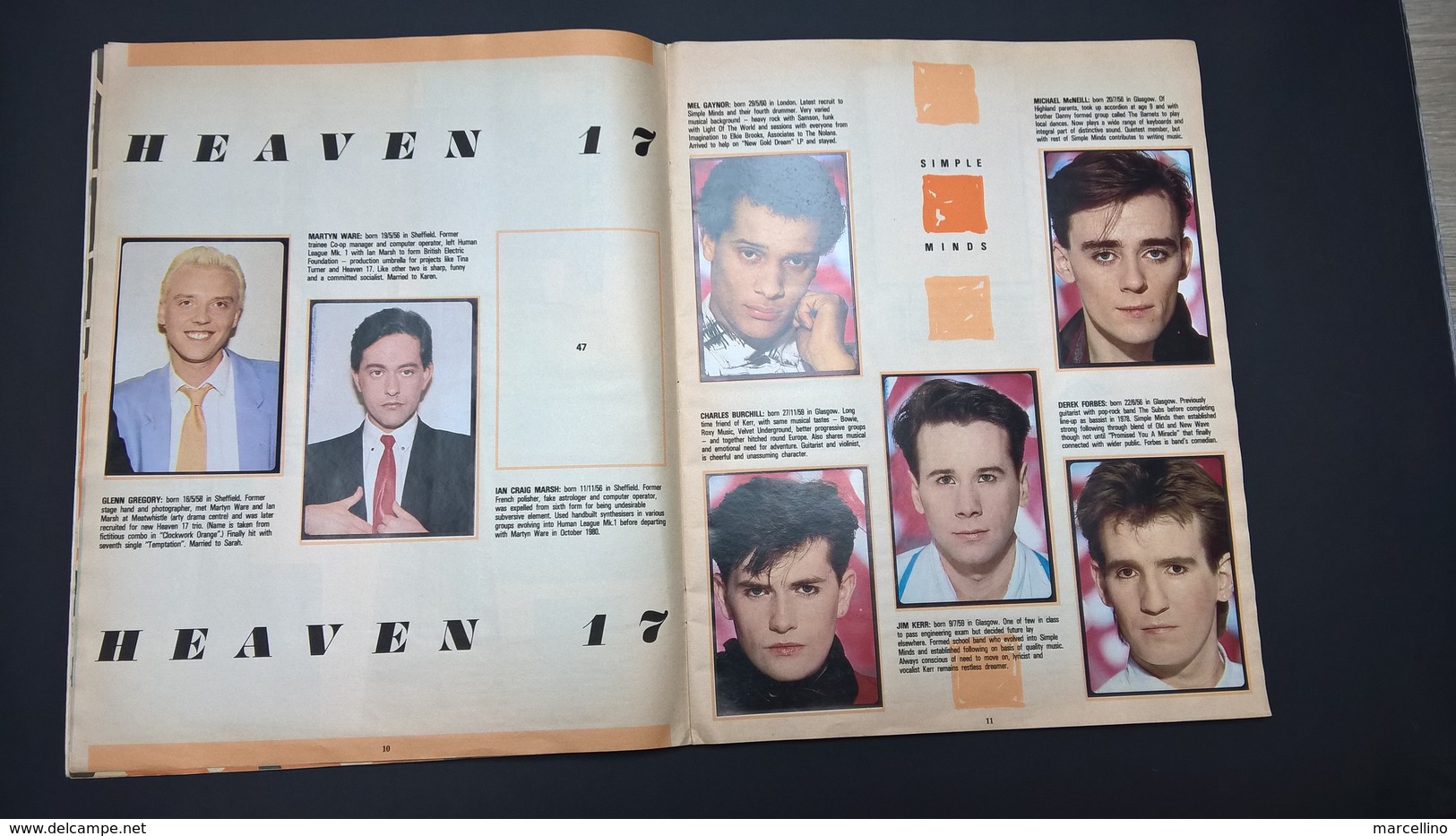 Album Panini The Smash Hits Collection 1984 INCOMPLET. Détails voir scans de toutes les pages.