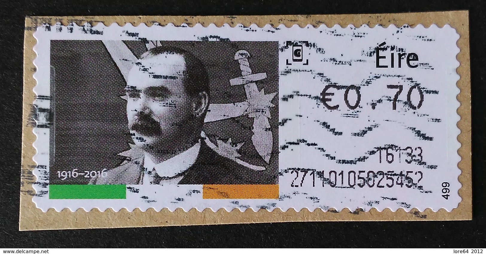 IRLANDA ATM 2016 - Franking Labels