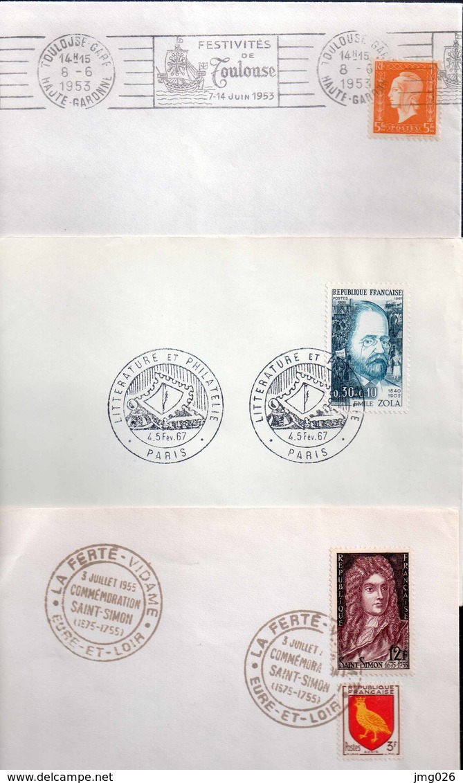 FRANCE SCOTEM  VOIR 4  SCANS - Manual Postmarks