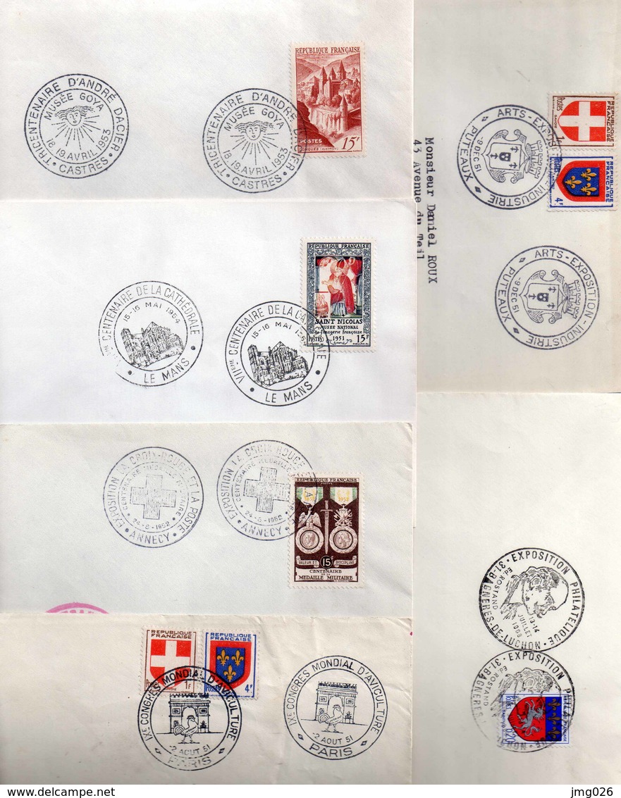 FRANCE SCOTEM  VOIR 4  SCANS - Manual Postmarks