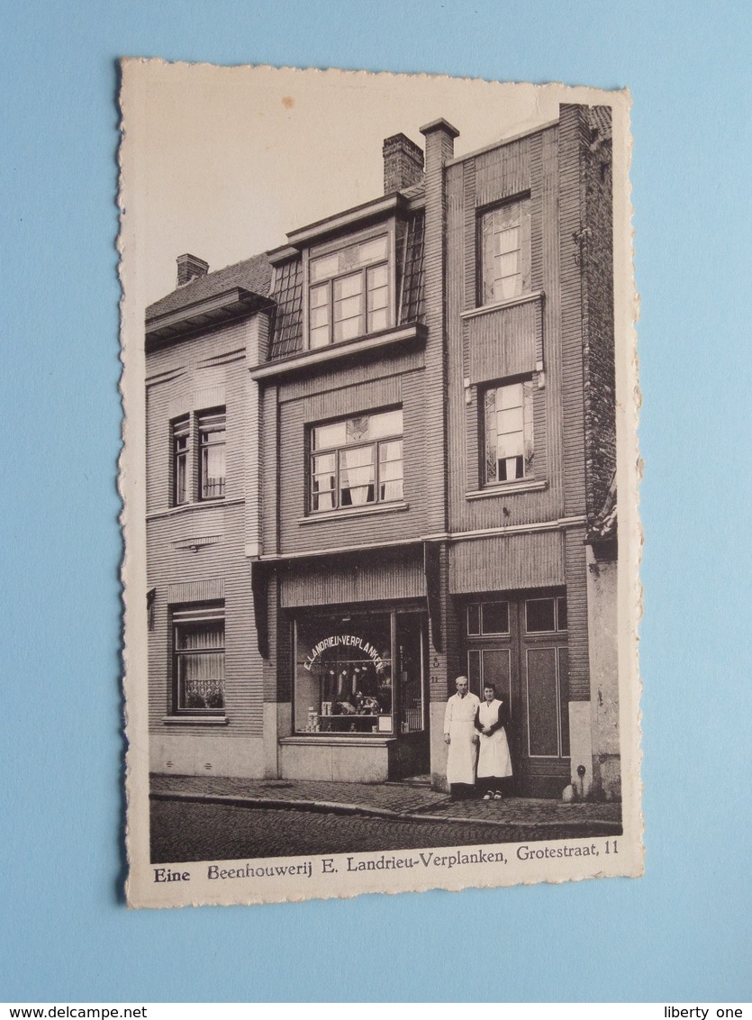 EINE - Beenhouwerij E. LANDRIEU VERPLANKEN, GROTESTRAAT 11 ( Om. Hoste Drukkerij Eine ) Anno 1957 ( Zie Foto's ) ! - Oudenaarde