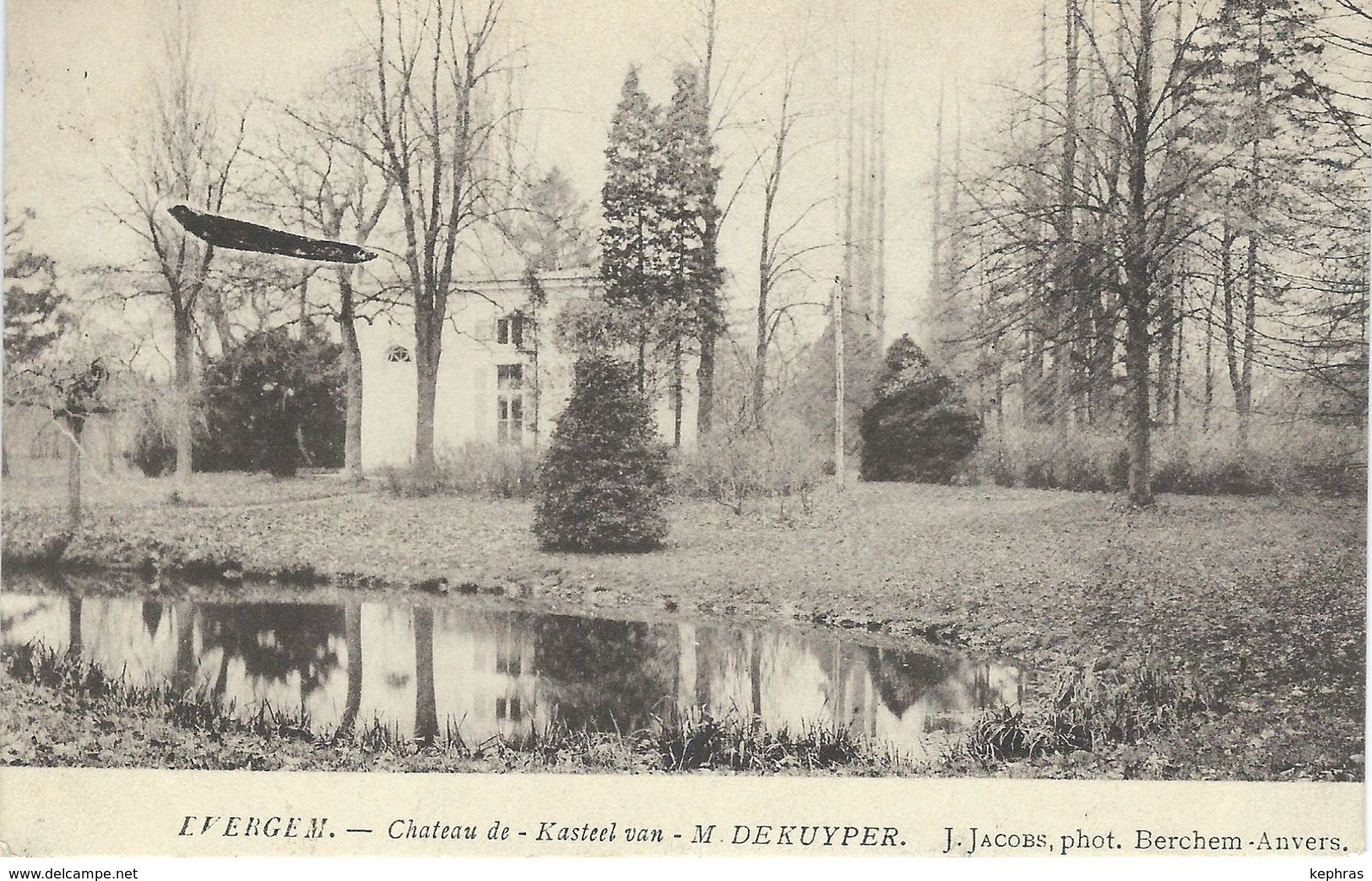 EVERGEM : Chateau De - Het Kasteel Van M. Dekuyper - Cachet De La Poste 1906 - Evergem