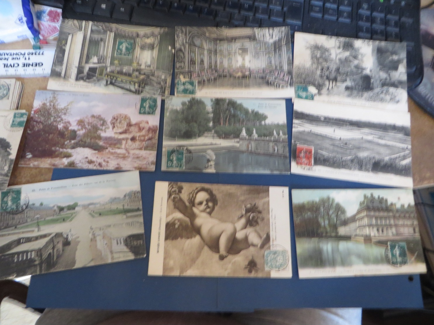 petit lot de cartes postales anciennes ,toutes scannées