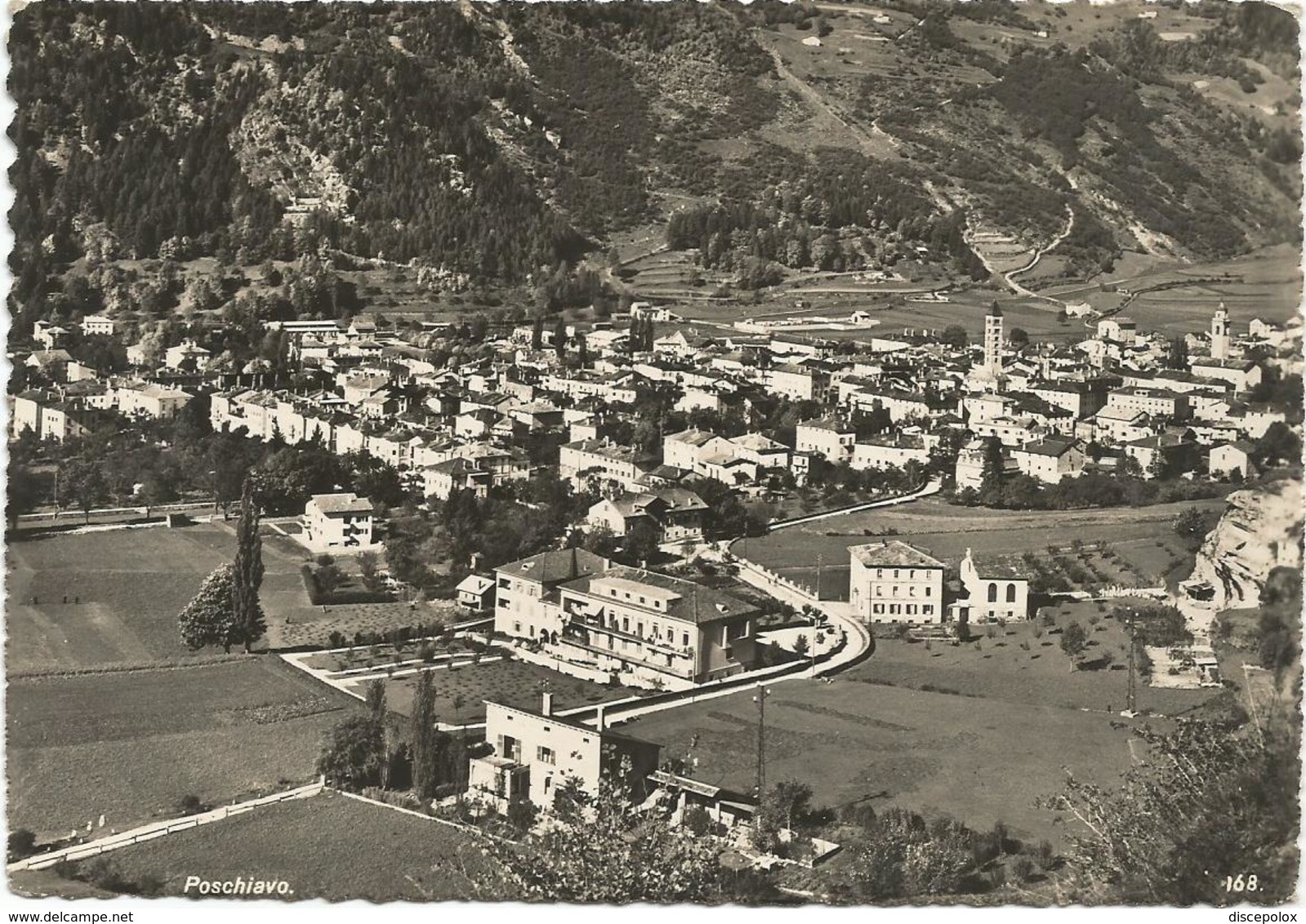 W3486 Poschiavo - Panorama Della Città / Non Viaggiata - Poschiavo