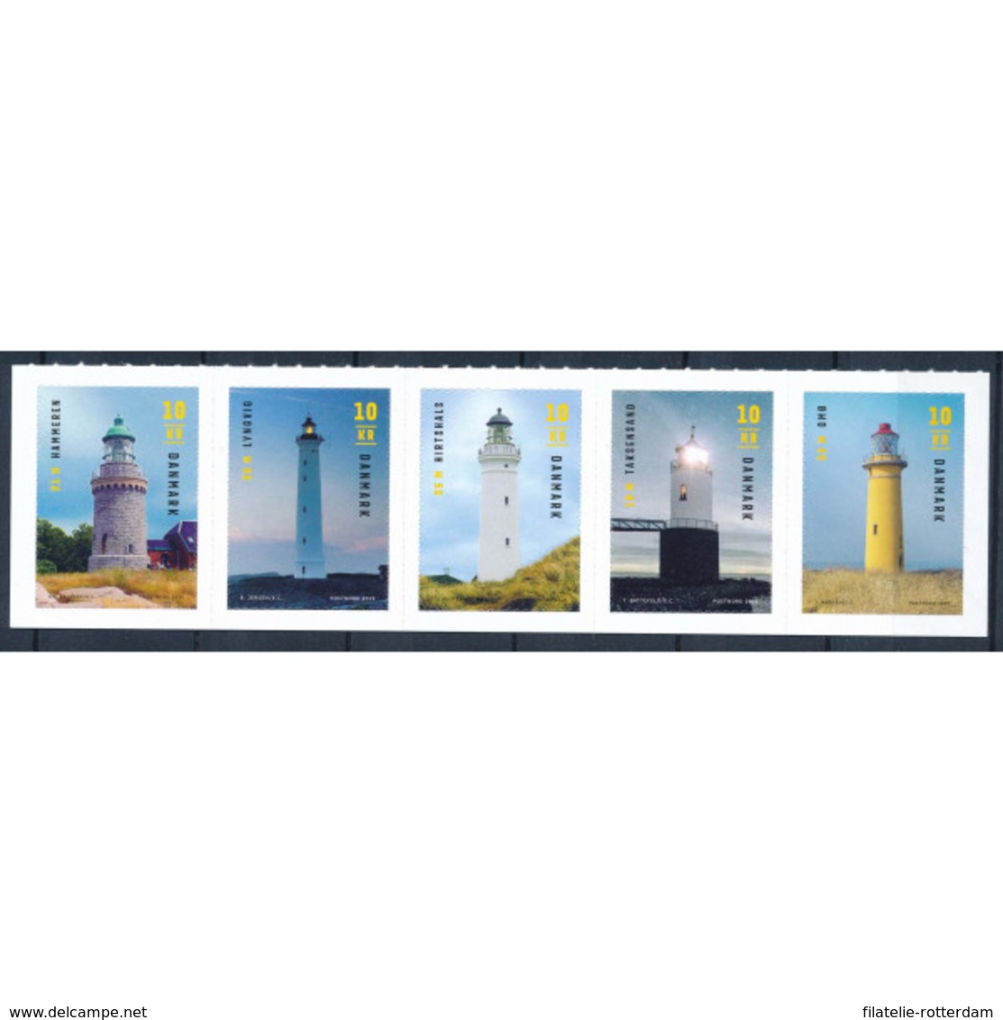 Denemarken / Denmark - Postfris/MNH - Complete Set Vuurtorens 2019 - Ongebruikt