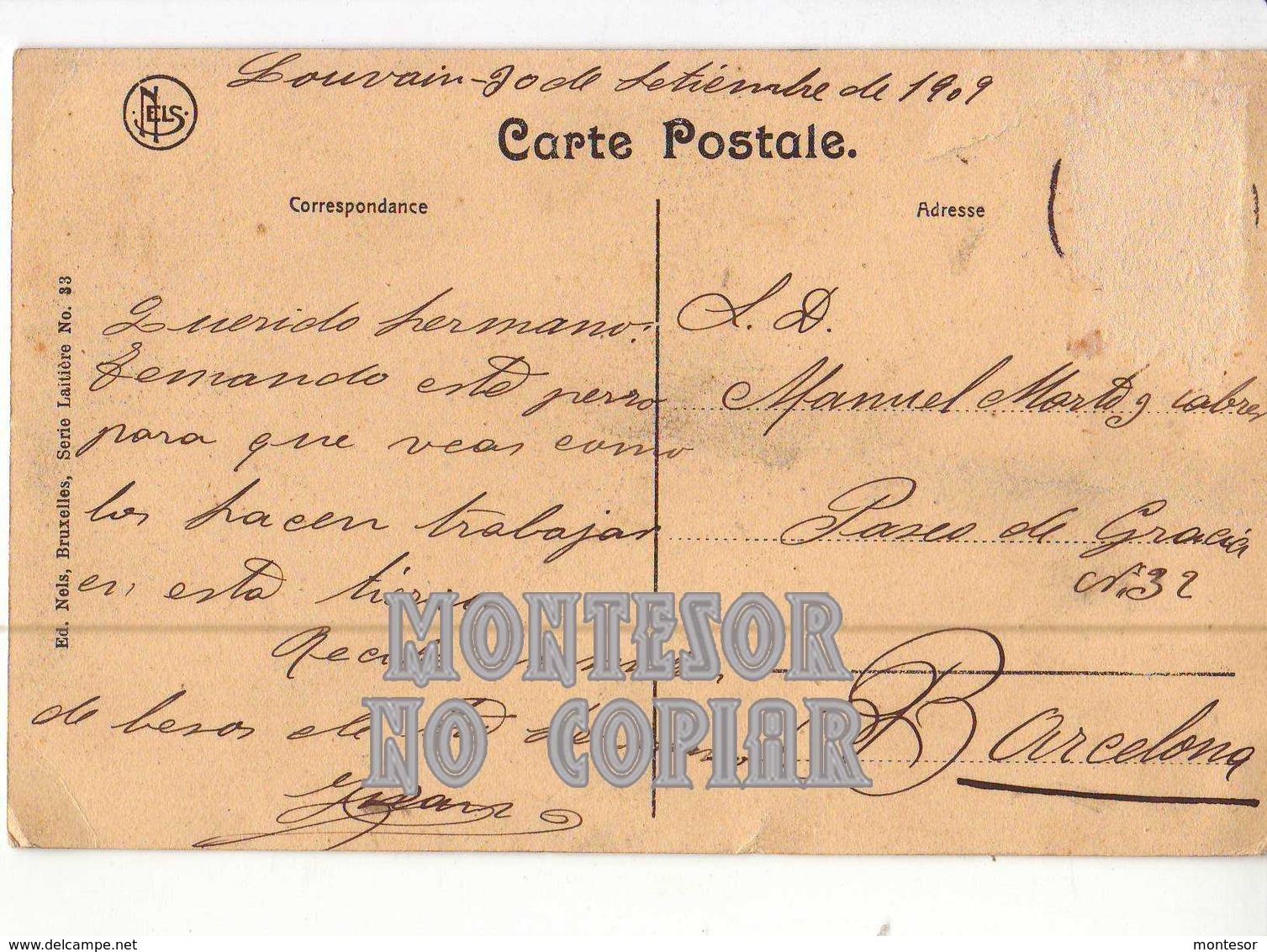 Postal Personajes Etnicos Europeos, Postal Antigua - Europa