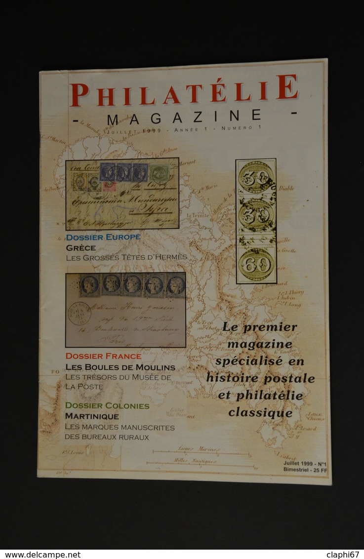 Philatélie Magazine (éditeur S. Boule) N° 1 à 8 Excellent état (9 Scan) - French