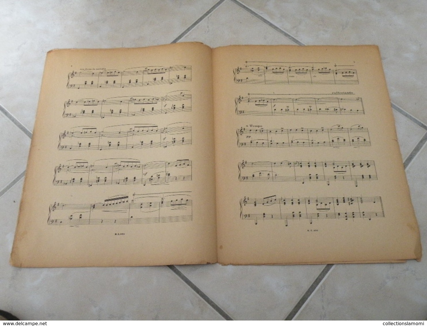 Menuet -(Musique I.J. Paderewski) - Partition (Piano) - Instruments à Clavier