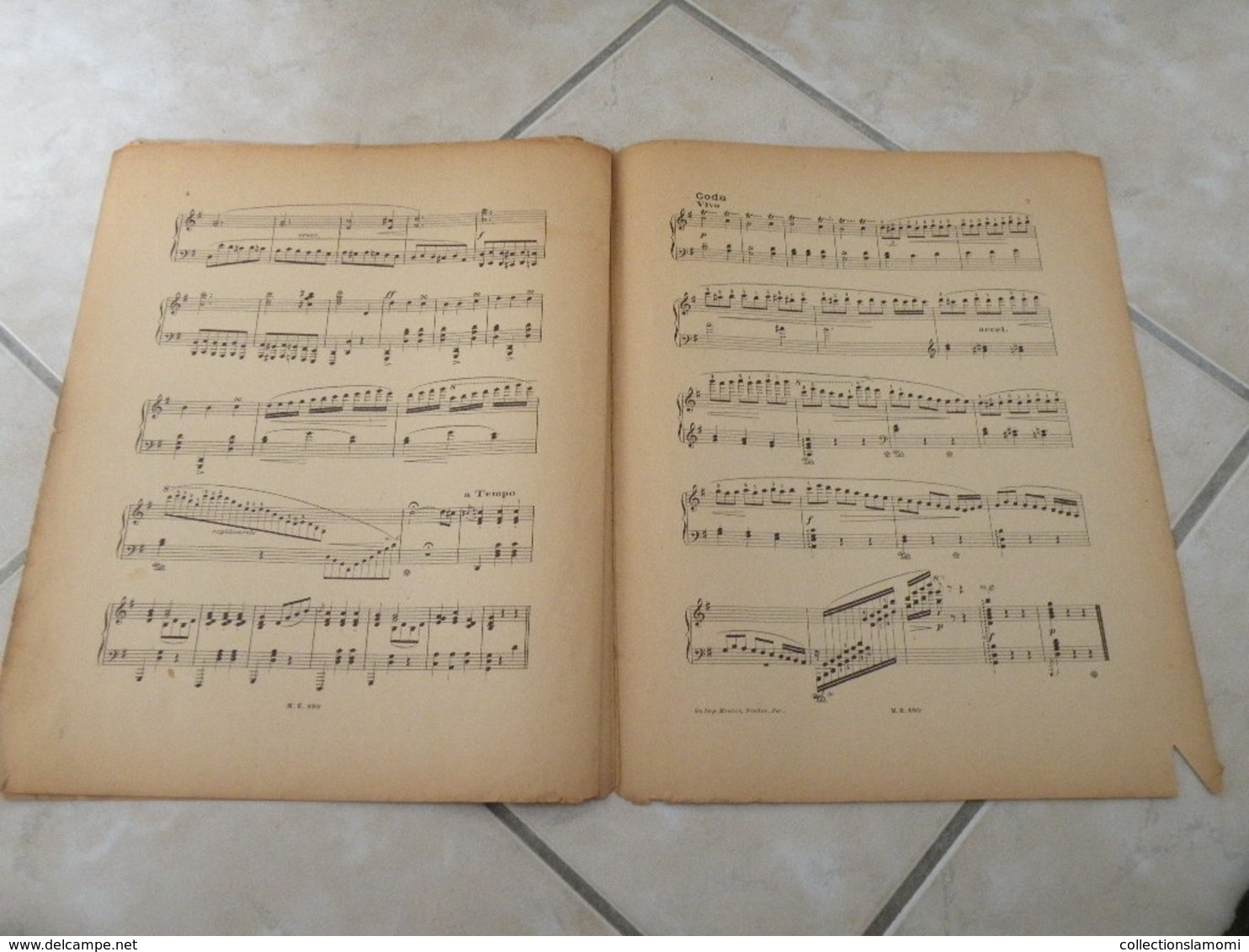 Menuet -(Musique I.J. Paderewski) - Partition (Piano) - Strumenti A Tastiera