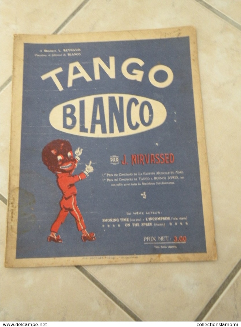 Tango Blanco -(Musique J. Nirvassed) - Partition (Piano) - Keyboard Instruments