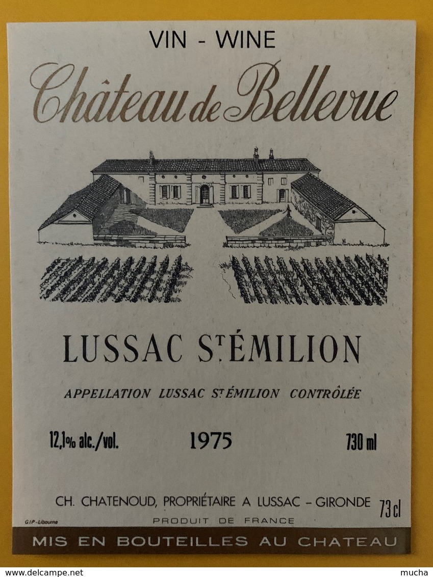 10609- Château De Bellevue 1975 Lussac Saint Emilion - Bordeaux