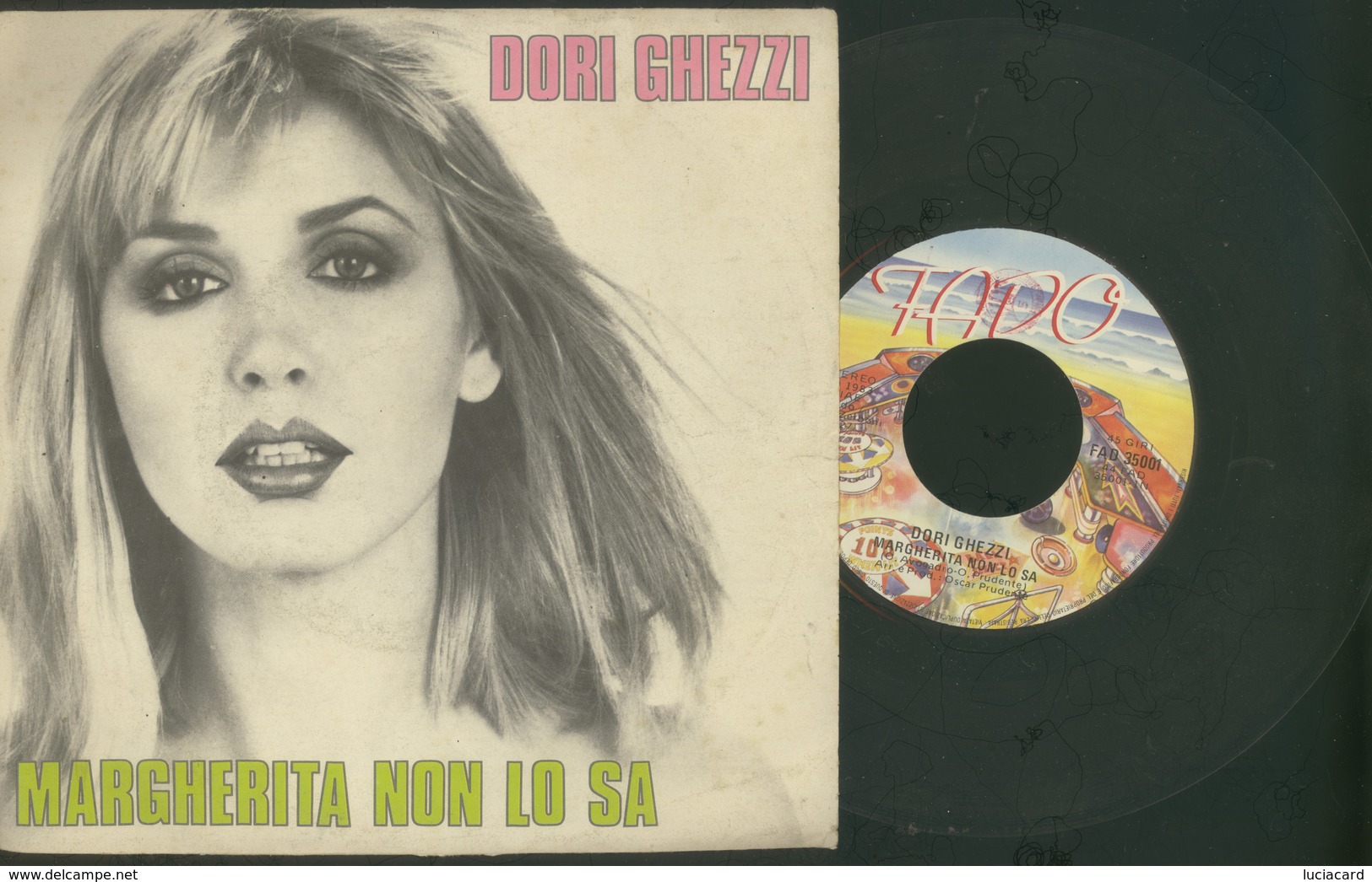 DORI GHEZZI -MARGHERITA NON LO SA -DISCO VINILE 45 GIRI 1983 - Altri - Musica Italiana