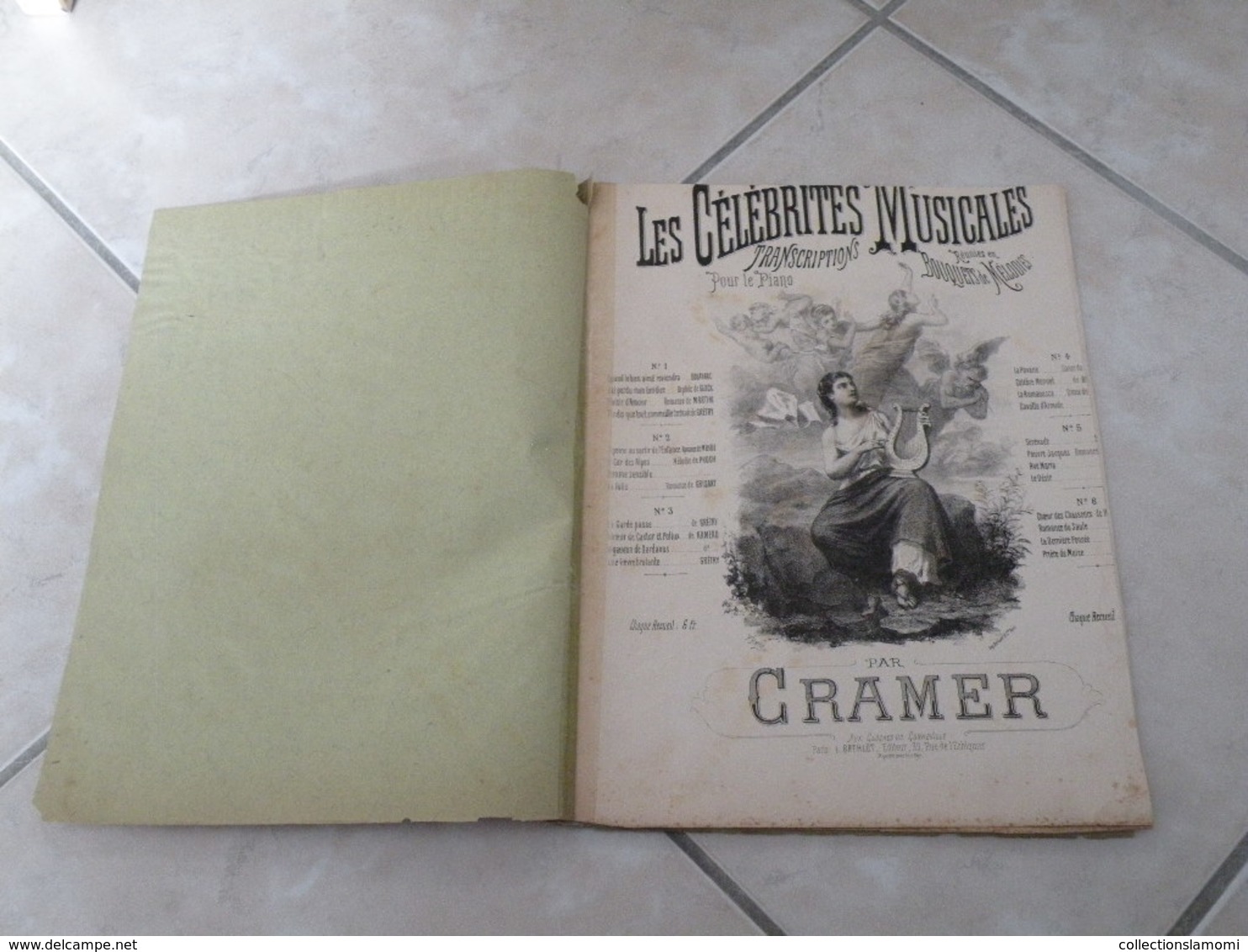 Les Célébrités Musicales -(Musique R.P. Cramer) - Partition (Piano) - Instruments à Clavier