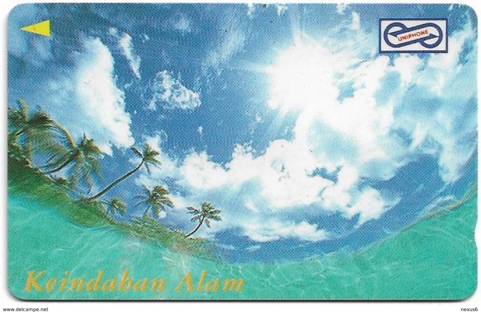 Malaysia (Uniphonekad) - Keindahan Alam - Sky - 85MSAD - 1995, 200.000ex, Used - Malaysia