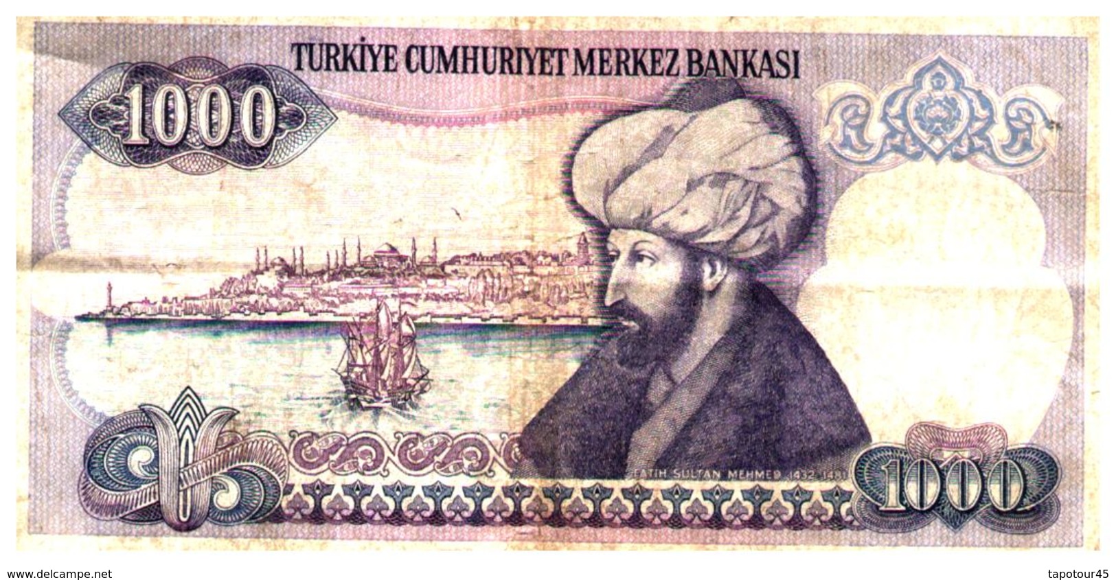 Billets >  Turquie > 1000 Lires - Turquie