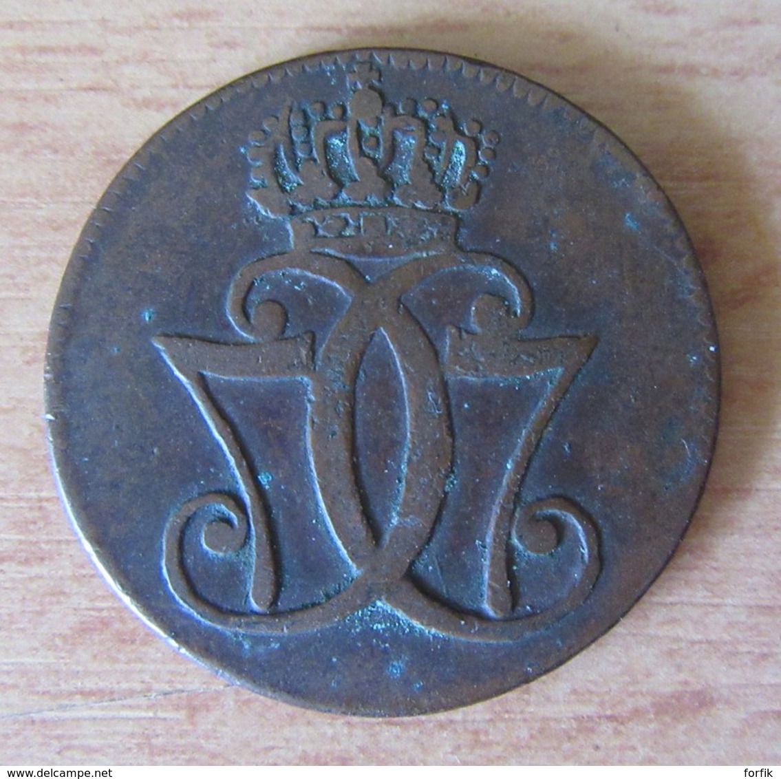 Danemark - Monnaie Ancienne : 1 Skilling 1771 - Denmark