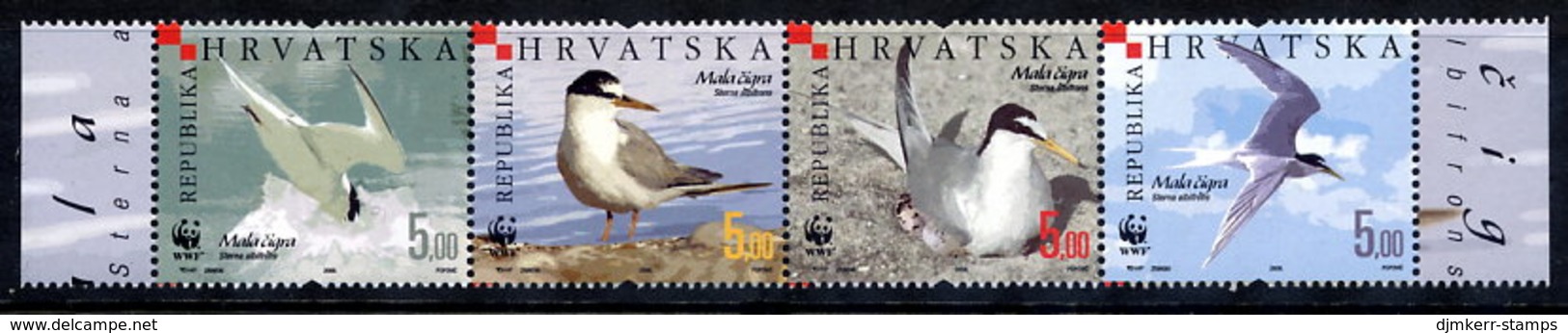 CROATIA 2006 Nature Protections: Terns MNH / **.  Michel 774-77 - Croatia