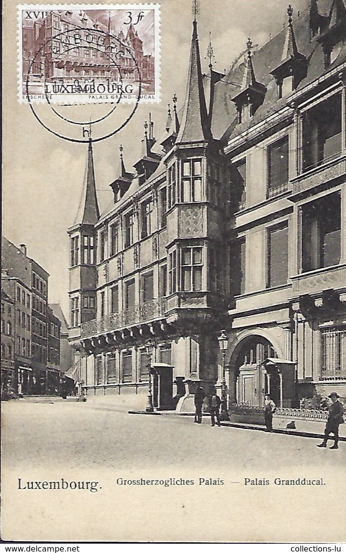 1934  -   Luxembourg  -  Grossherzogliches Palais - Palais Grand-Ducal   Nels,Luxembg - Tarjetas Máxima