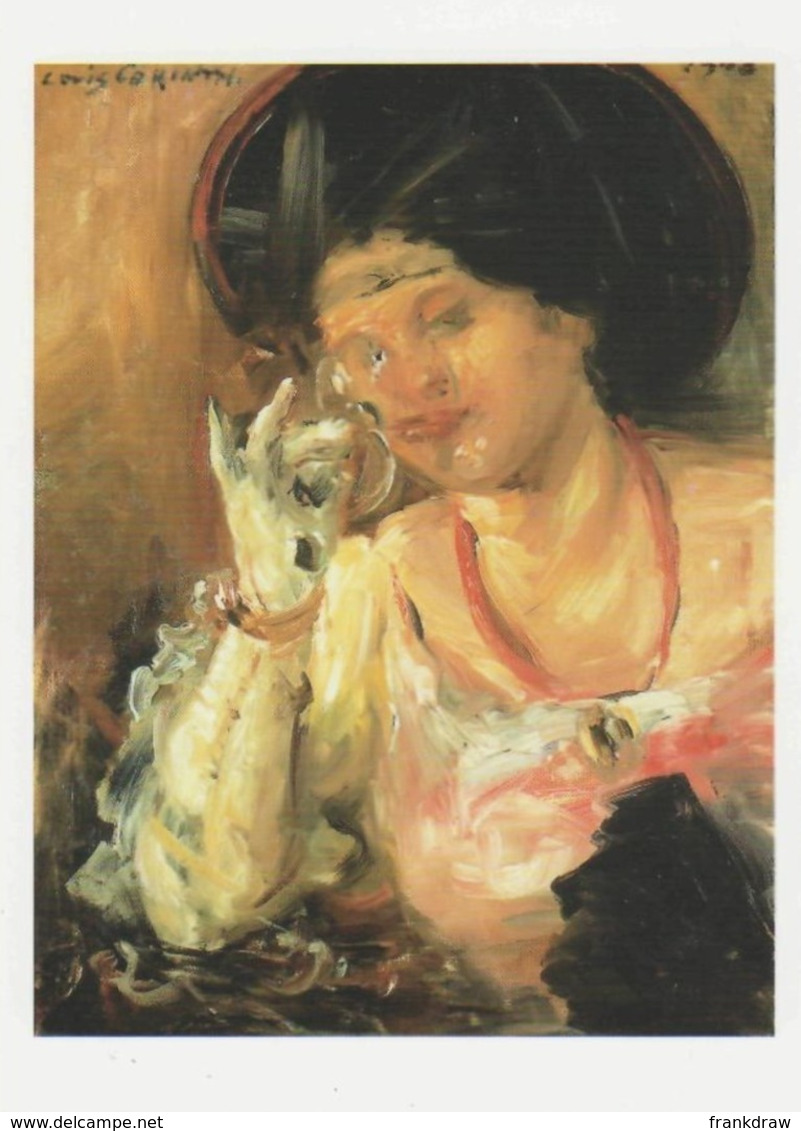 Postcard - Art - Lovis Corinth (1858-1925) - Woman With A Glass Of Wine 1908 - Card No. MU 2499 - Malerei & Gemälde