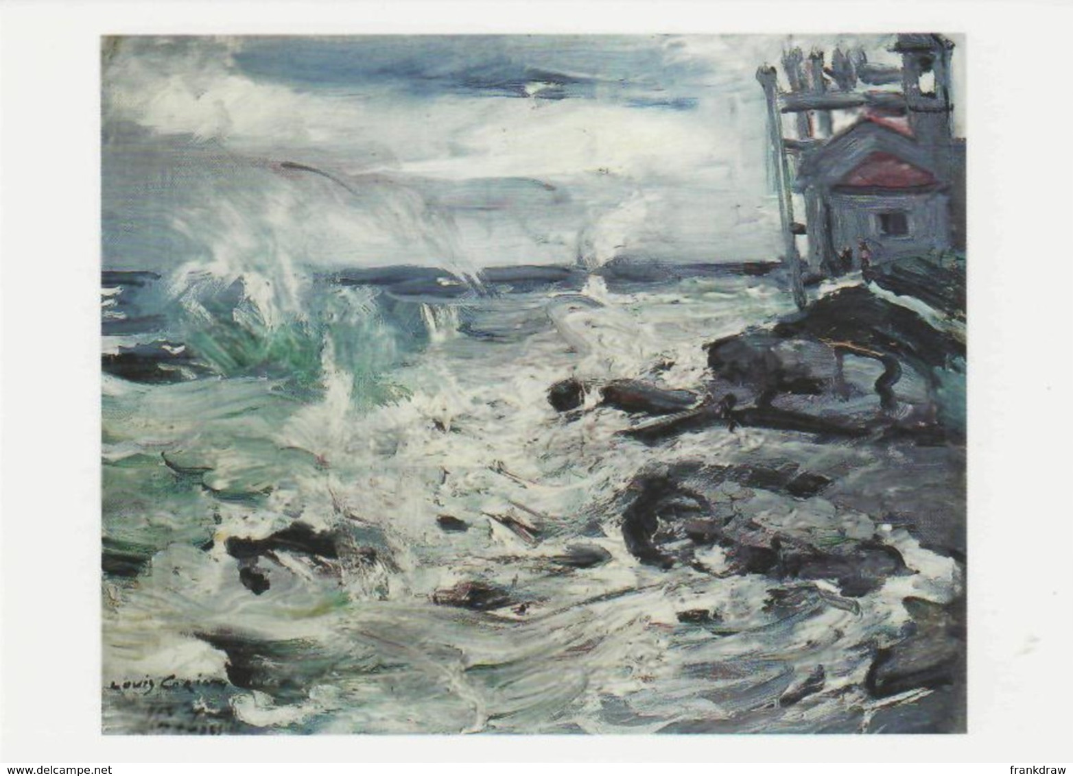 Postcard - Art - Lovis Corinth (1858-1925) - Storm At Capo D'Ampeglio 1912 - Card No. MU 2506 - Paintings