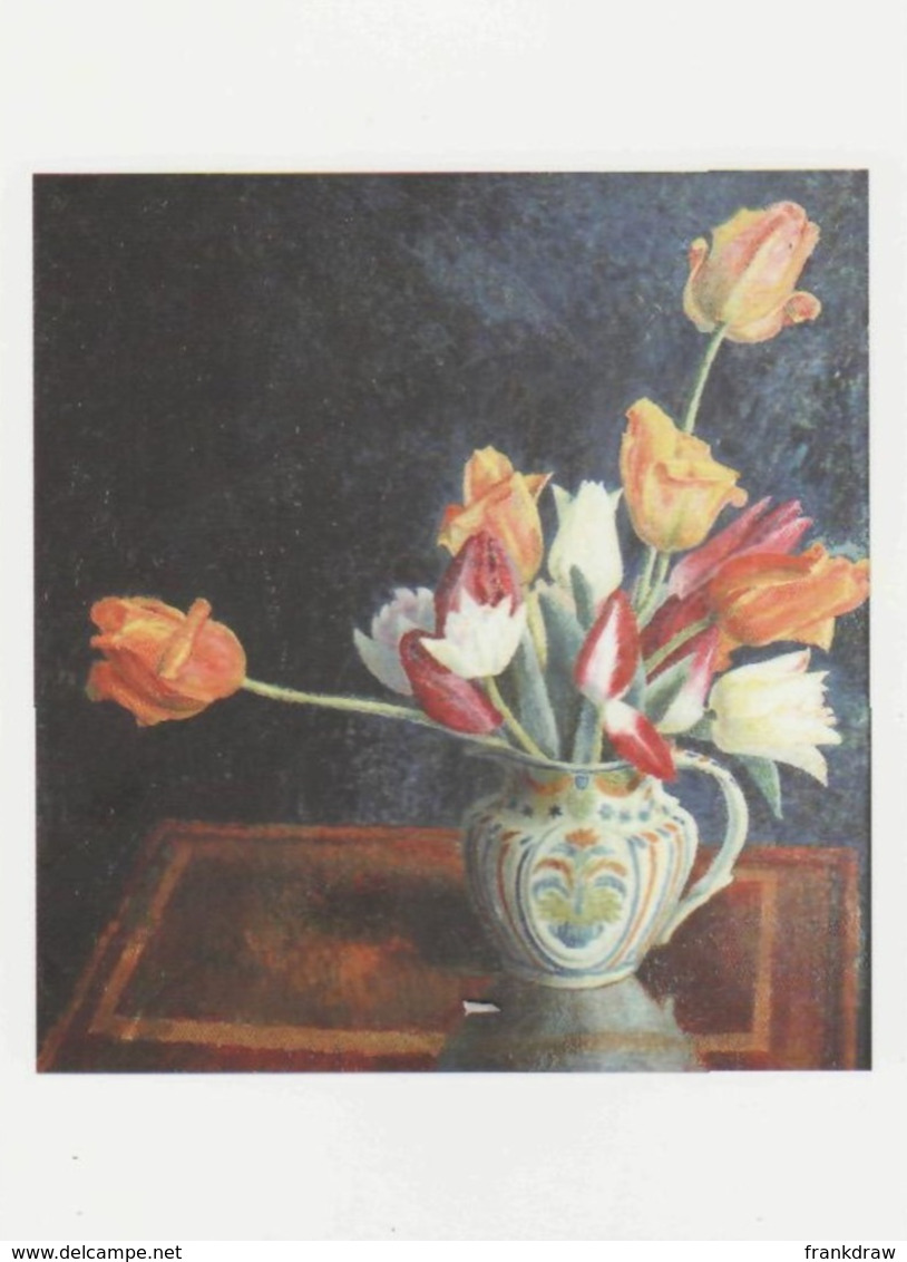 Postcard - Art - Dora Carrington (1893-1932) - Tulips In A Staffordshire Jug C1921 - Card No. MU 2489 - Paintings