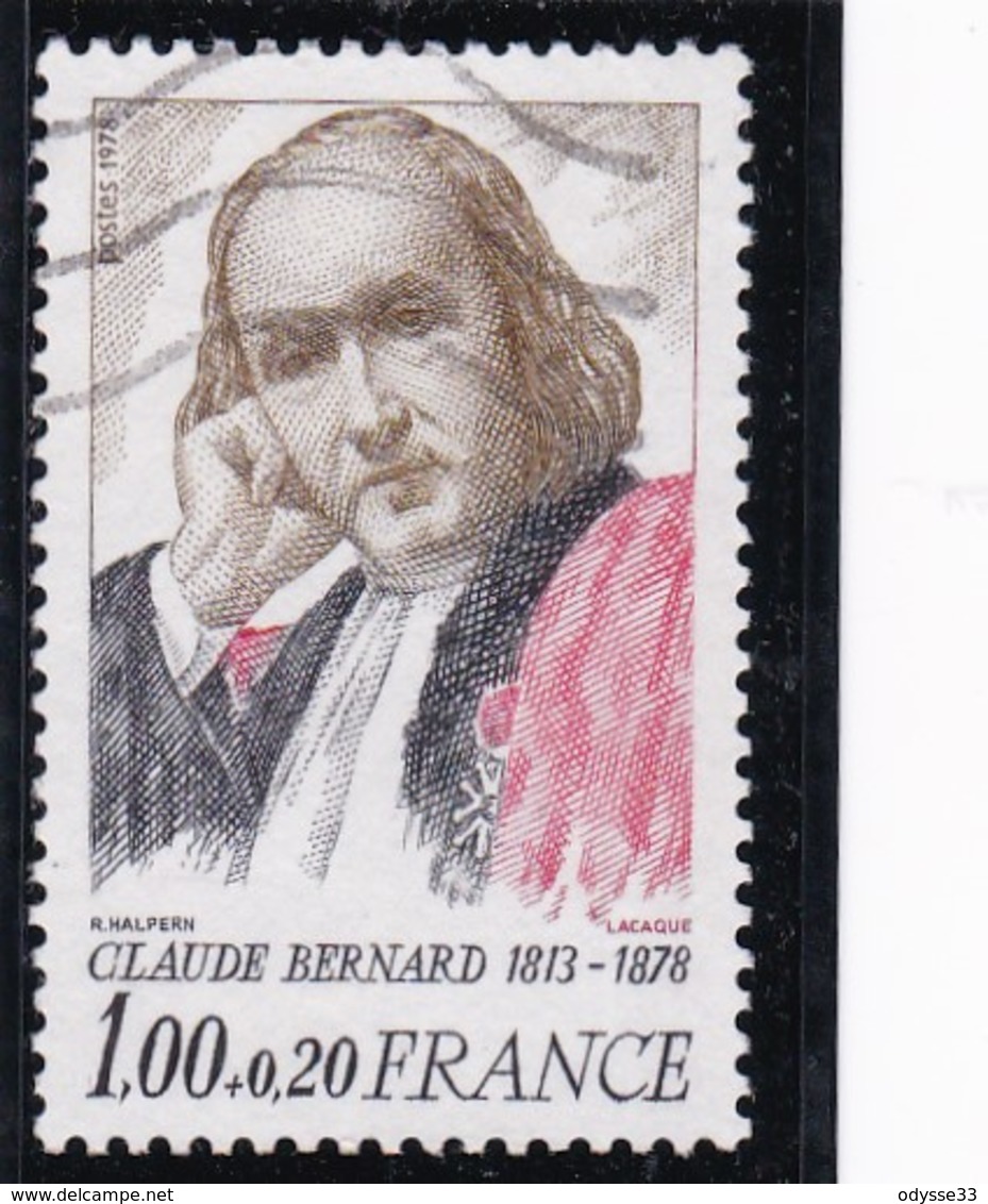 - A.1978 - OBL.- Y.T. N°1990 A -  CLAUDE BERNARD  - - Used Stamps