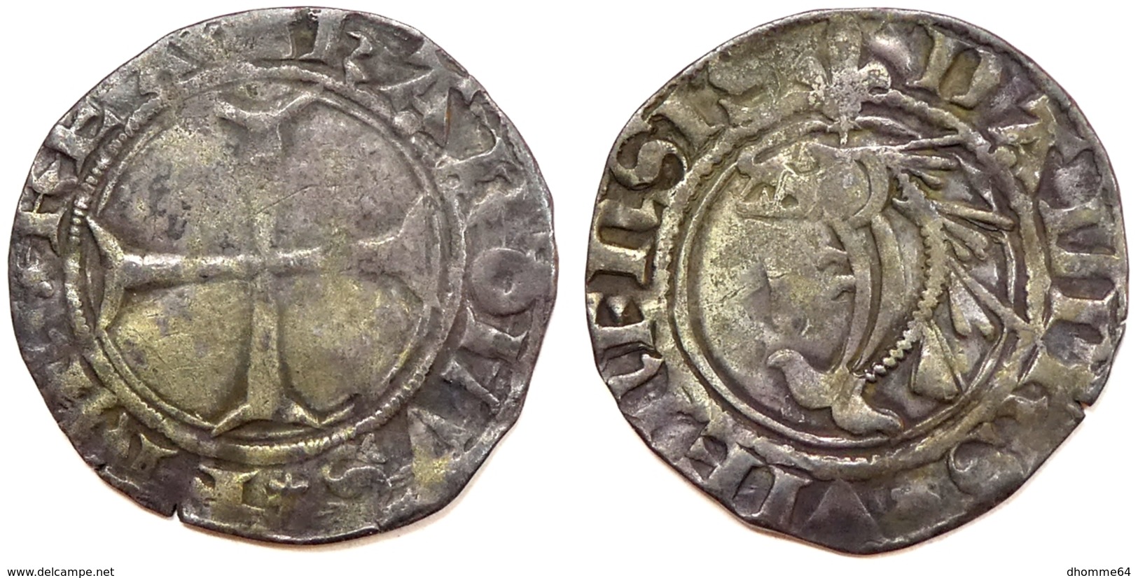 #31_FRANCE MÉDIÉVALE - Charles VIII [1483-1498] - Liard Du Dauphiné - Romans (1,31 G ; Dup. 601). - 1483-1498 Charles VIII L'Affable