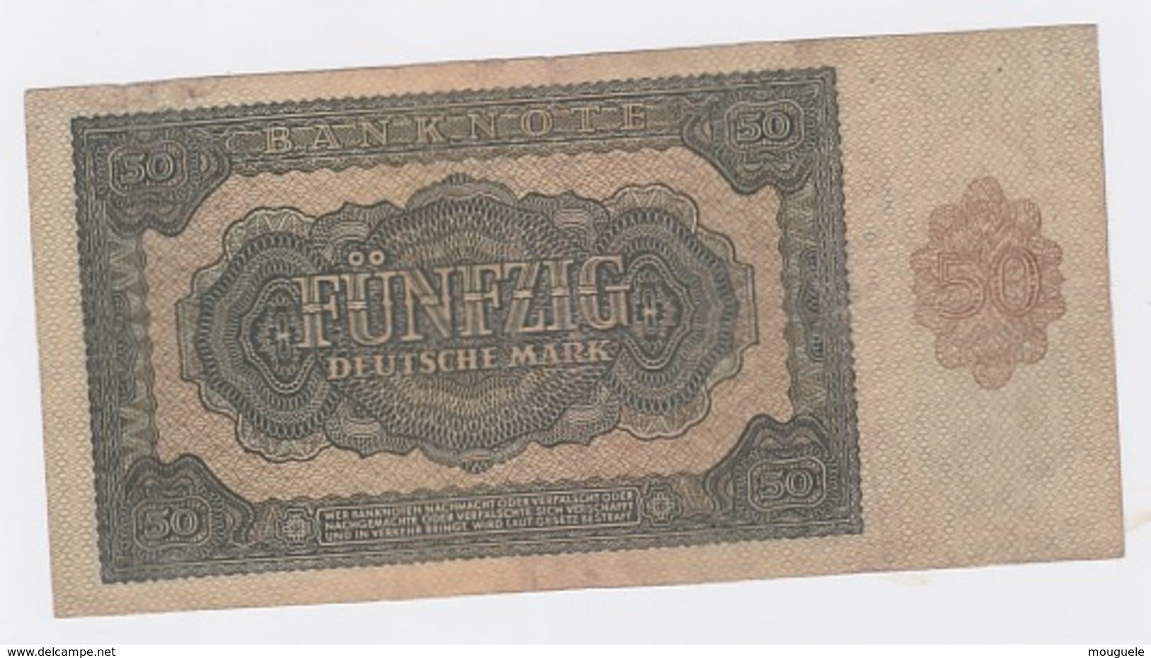 Billet 50 DM De 1948 Pick 14 - 50 Deutsche Mark