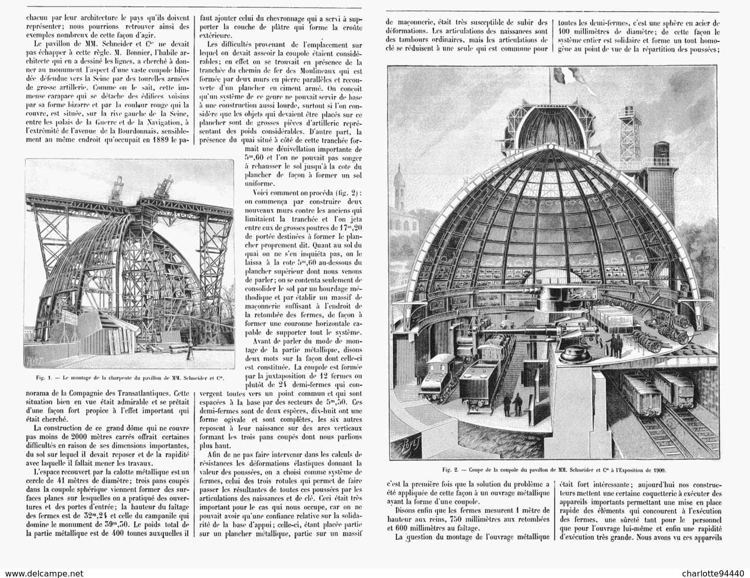 LE PAVILLON Du CREUSOT  à L'EXPOSITION UNIVERSELLE De  1900 - Other & Unclassified