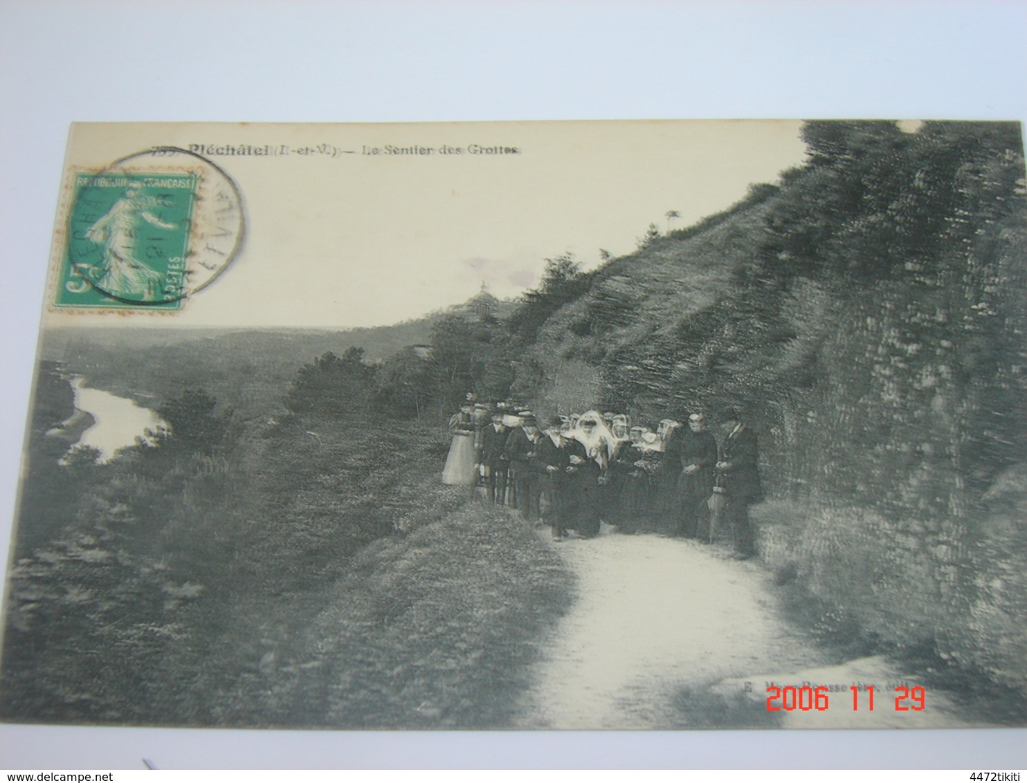 C.P.A.- Pléchâtel (35) - Le Sentier Des Grottes - 1912 - SUP (BS 74) - Other & Unclassified