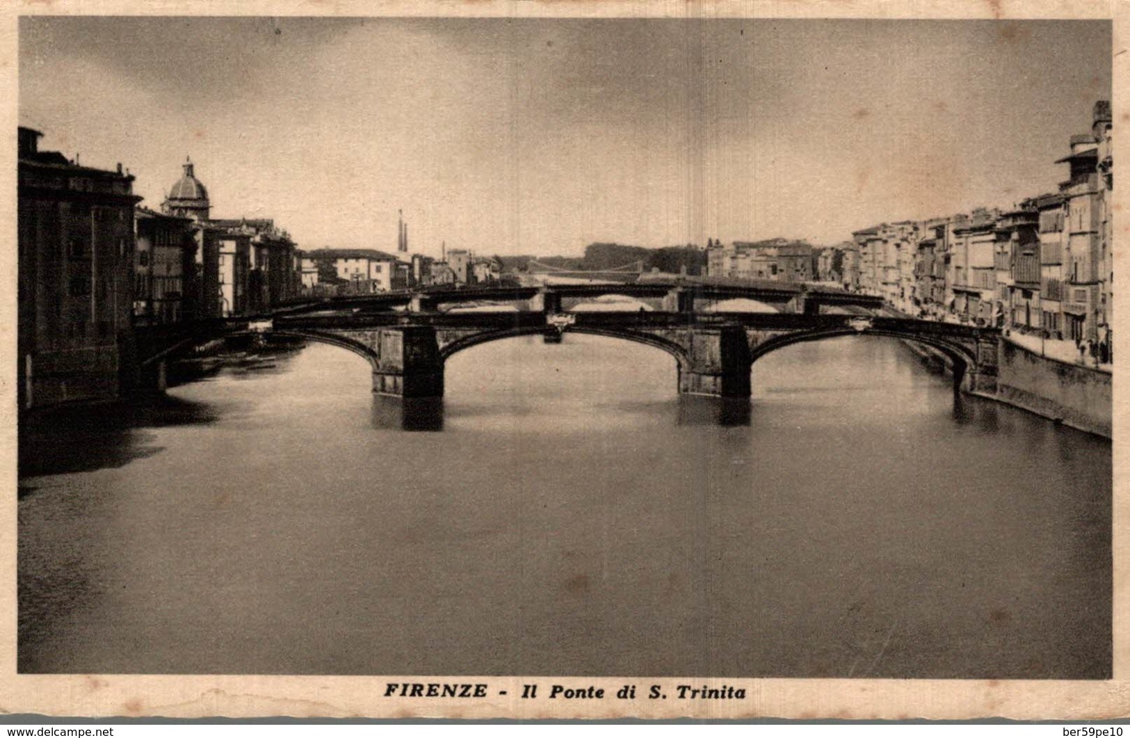 ITALIE FIRENZE IL PONTE DI S. TRINITA - Autres & Non Classés